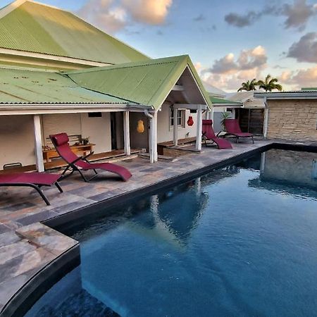 Villa 6-10 Pers, Vue Mer, Piscine Privee, Plage A Pieds Le Gosier  Buitenkant foto
