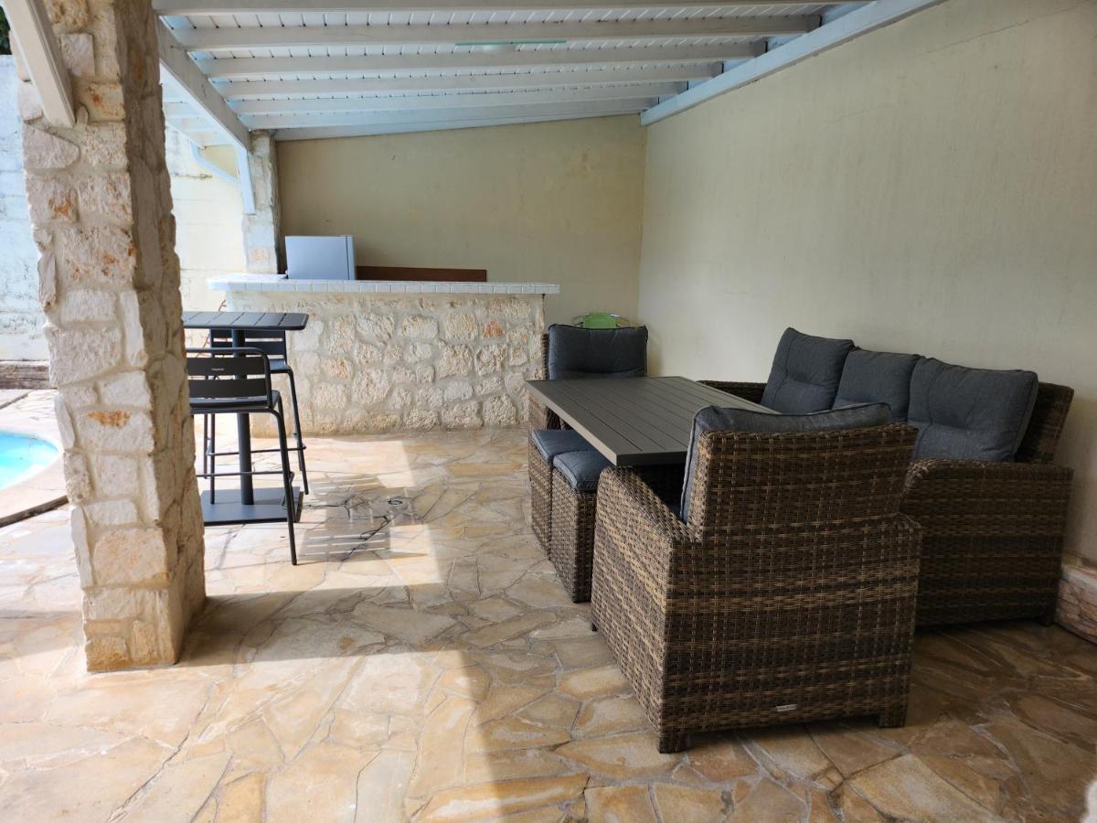 Villa 6-10 Pers, Vue Mer, Piscine Privee, Plage A Pieds Le Gosier  Buitenkant foto