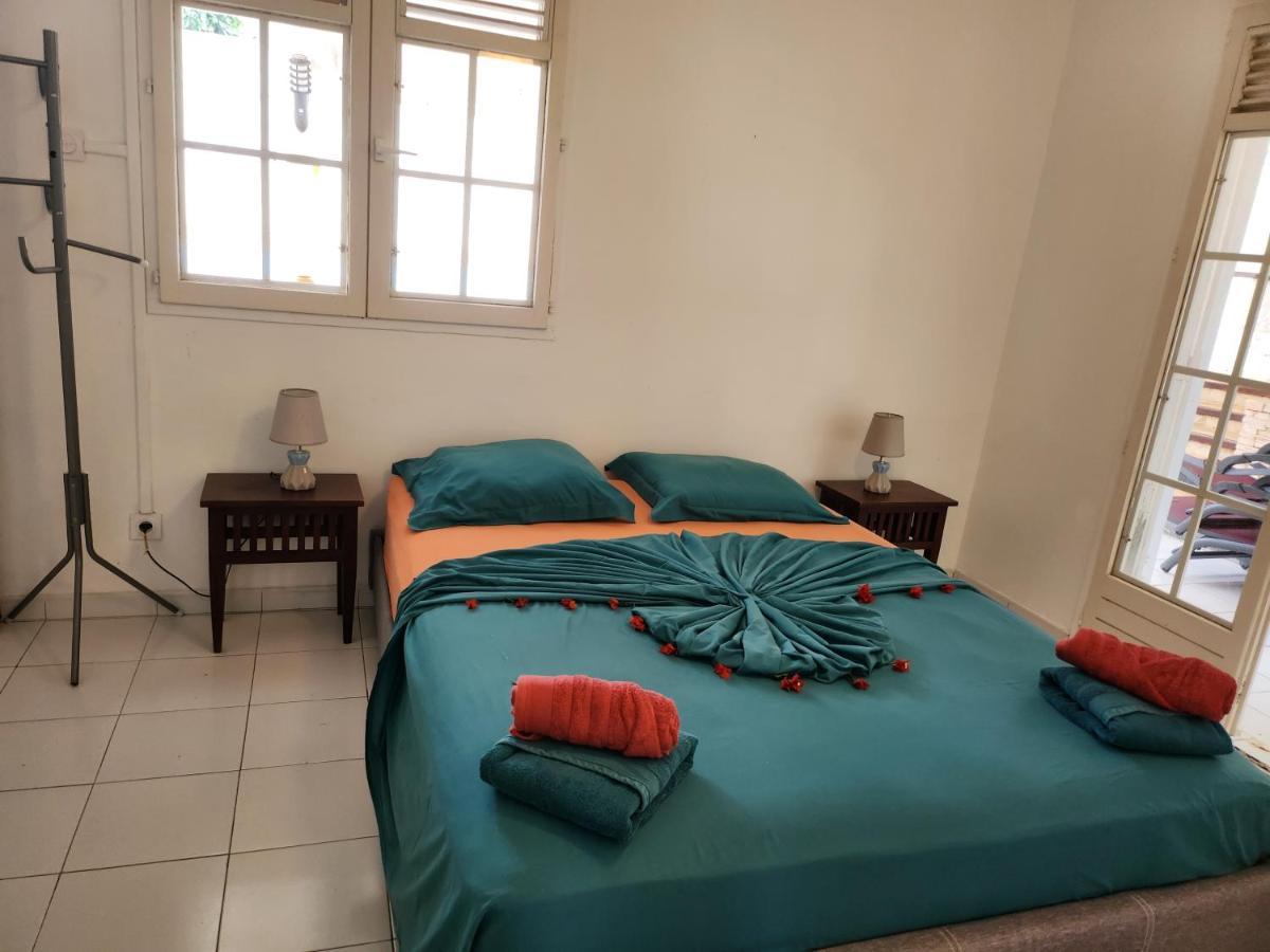 Villa 6-10 Pers, Vue Mer, Piscine Privee, Plage A Pieds Le Gosier  Buitenkant foto