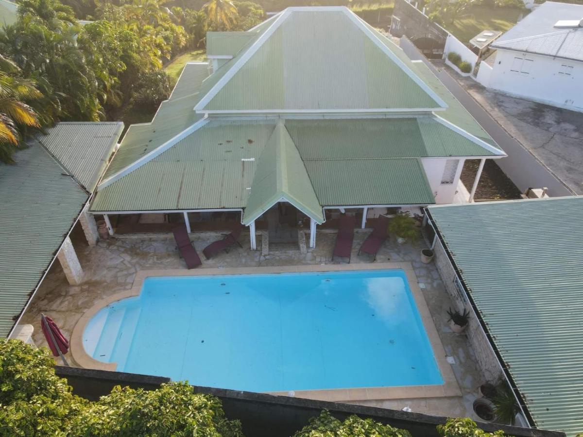 Villa 6-10 Pers, Vue Mer, Piscine Privee, Plage A Pieds Le Gosier  Buitenkant foto