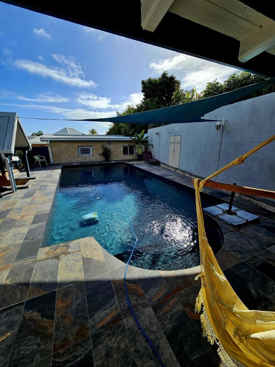 Villa 6-10 Pers, Vue Mer, Piscine Privee, Plage A Pieds Le Gosier  Buitenkant foto
