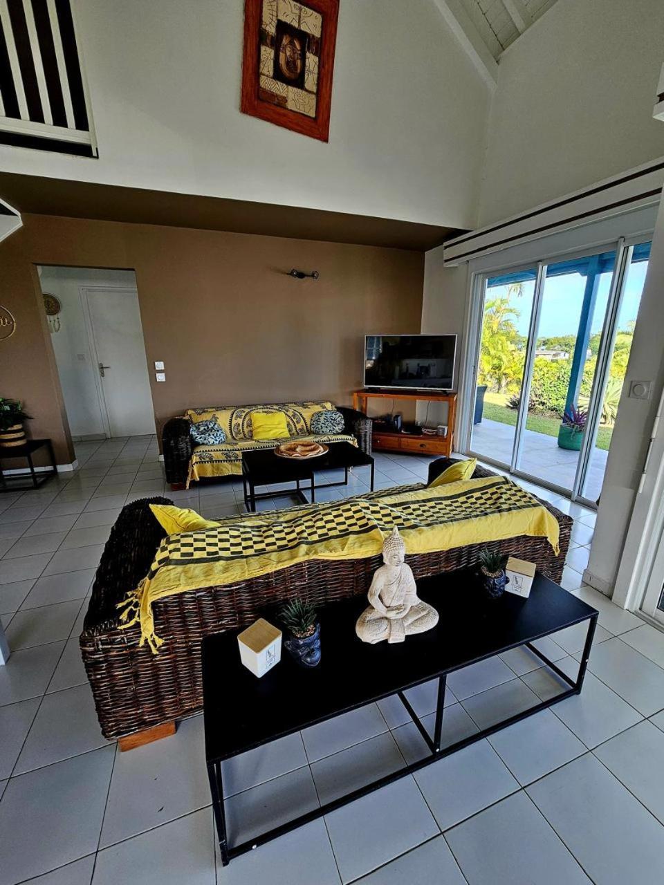 Villa 6-10 Pers, Vue Mer, Piscine Privee, Plage A Pieds Le Gosier  Buitenkant foto